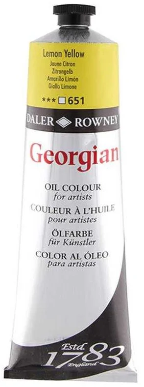 DALER ROWNEY YAĞLI BOYA GEORGIAN GOC SERİSİ 225 ML LEMON YELLOW 111225651