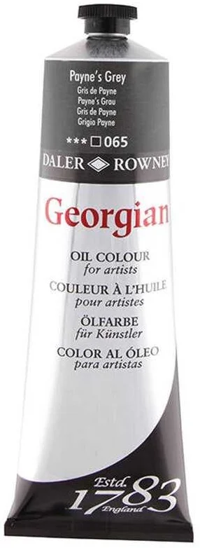 DALER ROWNEY YAĞLI BOYA GEORGIAN GOC SERİSİ 225 ML PAYNES GREY 111225065