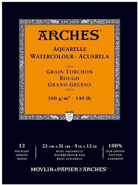 ARCHES SULU BOYA BLOĞU WC RG PA WHNA 23x31 300 GR 12 SF A1795102