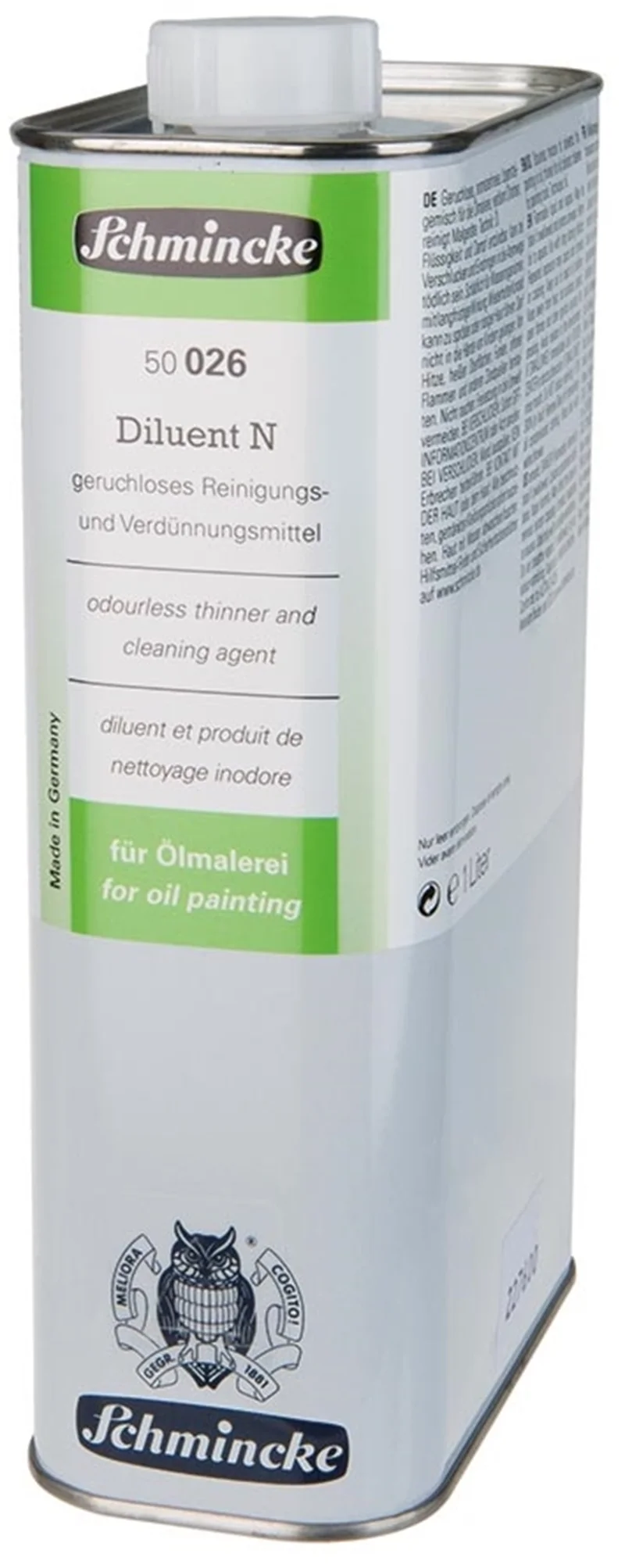 SCHMİNCKE DİLUENT N KOKUSUZ TEREBENTİN 1000 ML 50026 50026029