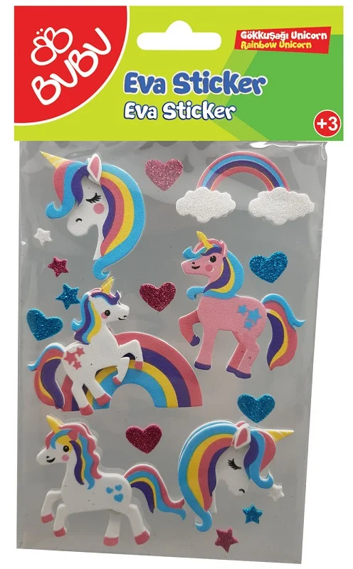 BU-BU UNICORN STICKER SET BUBU-STS049