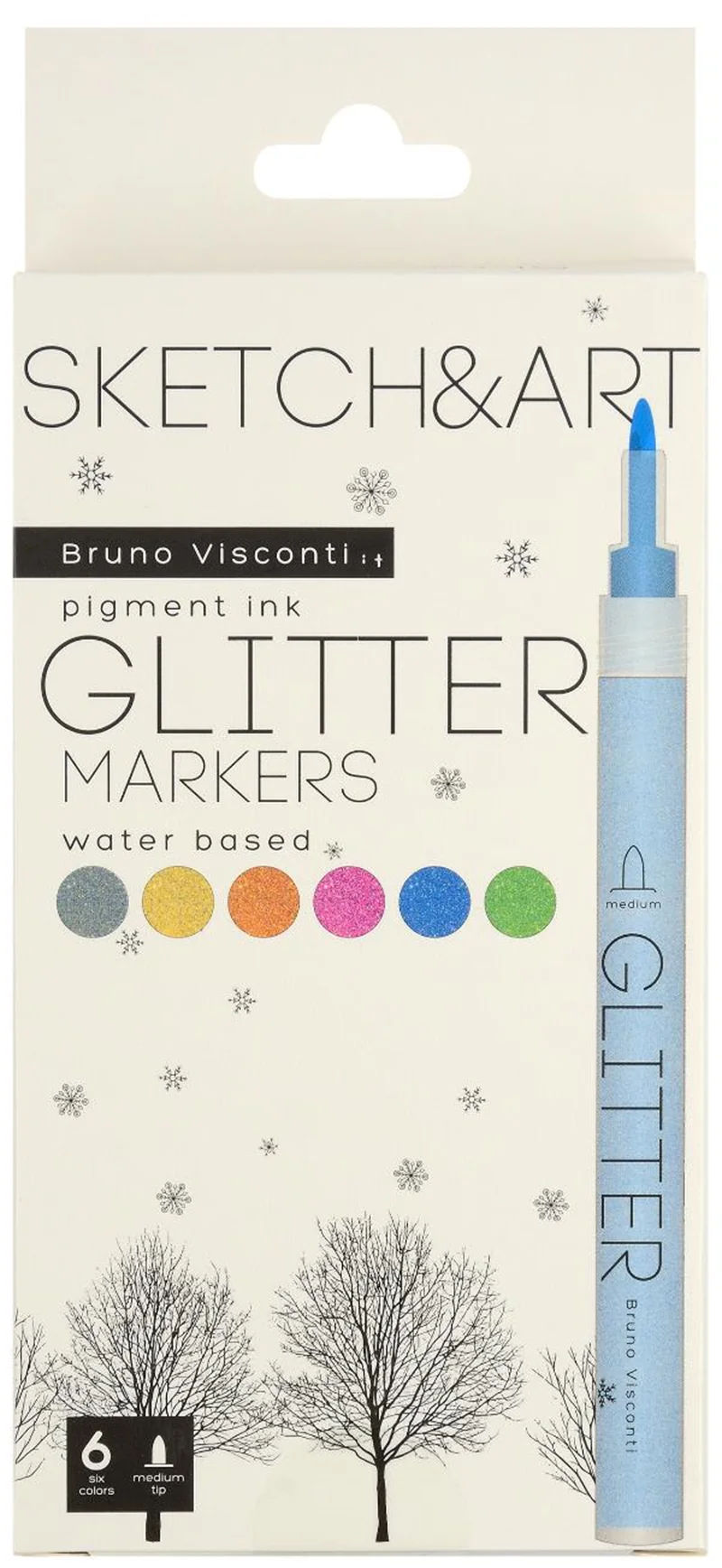 BRUNO VISCONTI SKETCH &amp; ART SİMLİ 6 RENK 22-0094