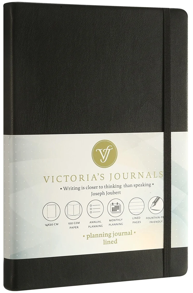 VJ DEFTER VENZI PLANLAYICI SERT KAPAK 14x20 Cm. 100 Gr. KREM 96 YP. ÇİZGİLİ SİYAH 1046