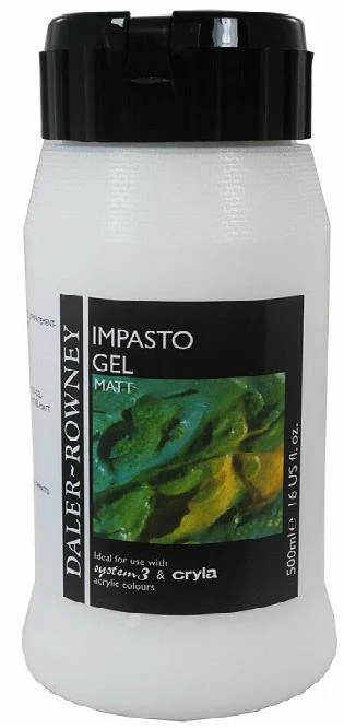 DALER ROWNEY YARDIMCI MALZEME AKRİLİK BOYA IMPASTO GEL MAT 500 ML 128500016