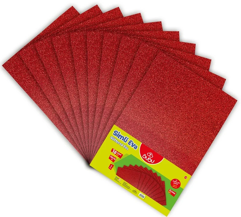 BU-BU EVA 50x70 SİMLİ KIRMIZI 10 LU EV0017