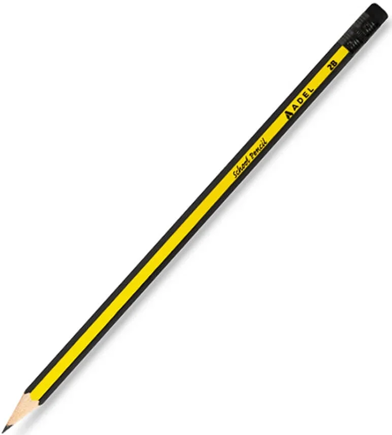 ADEL KURŞUN KALEM SCHOOL PENCIL SİLGİLİ 2B 72 Lİ 2062135000000