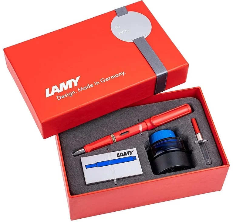 LAMY DOLMA KALEM SAFARI SETİ STRAWBERRY M UÇ 20SDS-M