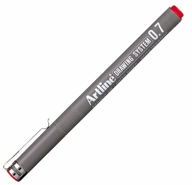ARTLINE ÇİZİM KALEMİ DRAWING SYSTEM 237 0.7 KIRMIZI A-EK-237 RED