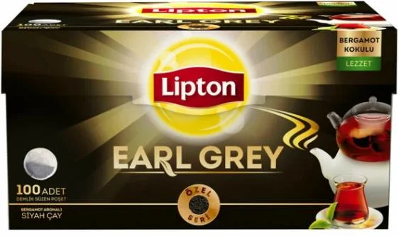 LİPTON DEMLİK POŞET ÇAY 100 LÜ EARL GREY 3.2g 70006864-69765857