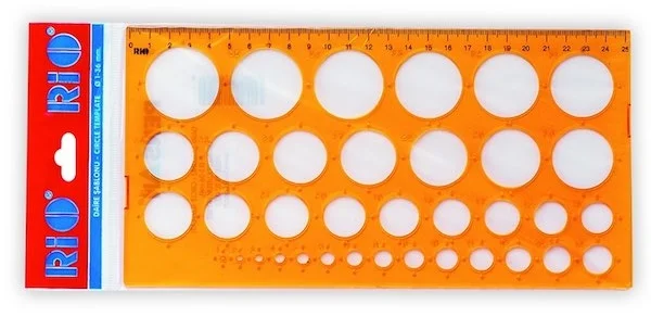 RİO ŞABLON DAİRE 1-36 MM RI00801SN00