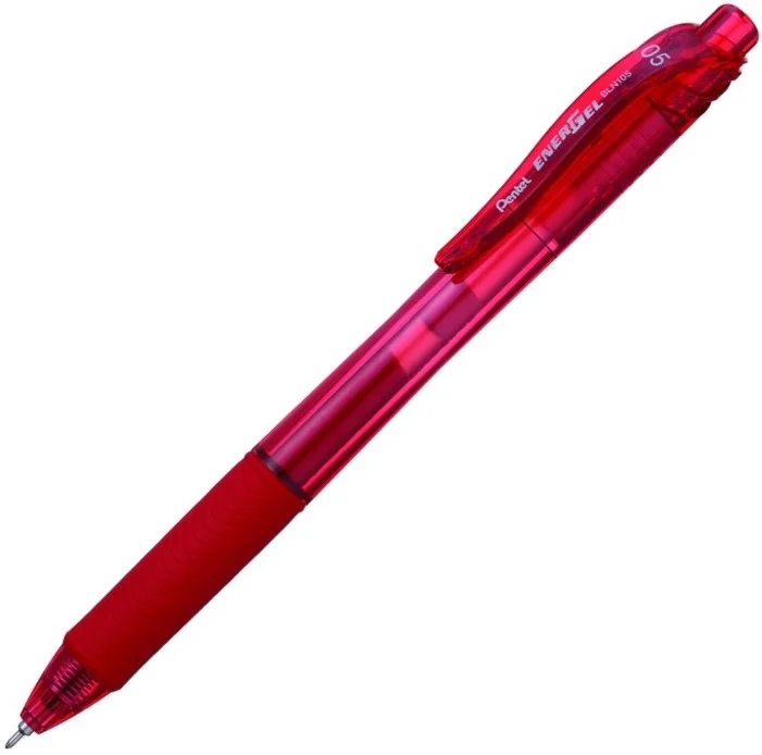 PENTEL ROLLER KALEM ENERGEL BLN105 0.5 MEKANİZMALI KIRMIZI Y BLN105-B