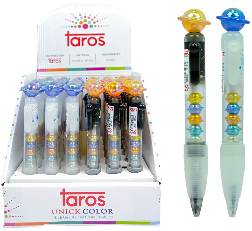 UNICK COLOR PLANET TEPELİ TÜKENMEZ KALEM 9696