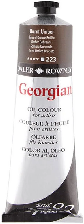 DALER ROWNEY YAĞLI BOYA GEORGIAN GOC SERİSİ 225 ML BURNT UMBER 111225223