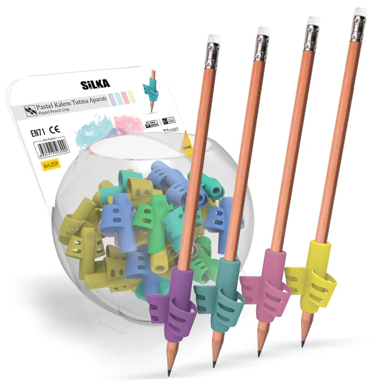 SİLKA KALEM TUTMA APARATI PASTEL 4 RENK 144 LÜ ART.32P