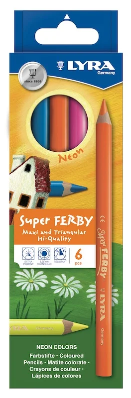 LYRA KURU BOYA SUPER FERBY NEON 6 LI L3721063