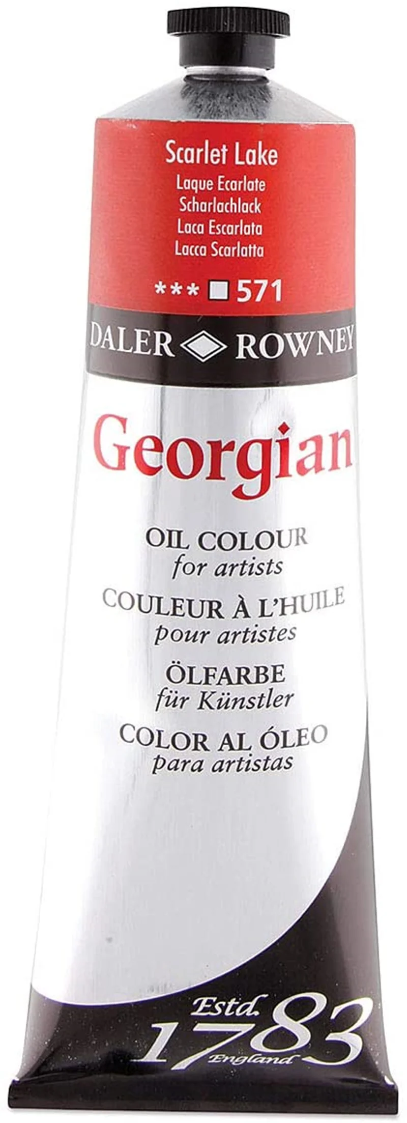 DALER ROWNEY YAĞLI BOYA GEORGIAN GOC SERİSİ 225 ML SCARLET LAKE 111225571
