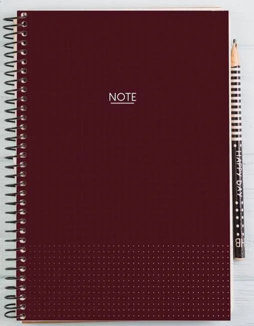 DİLMAN DEFTER NOTE SPİRALLİ SERT KAPAK PERFORAJLI A4 120 YP DÜZ 2266