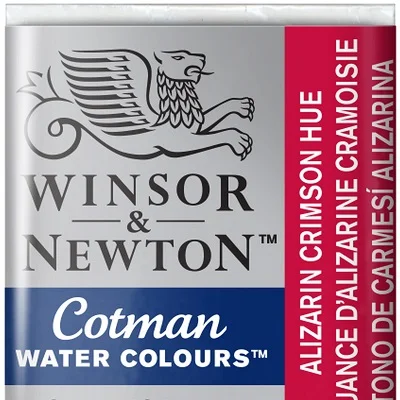 W&amp;N SULU BOYA COTMAN YARIM TABLET ALIZARIN CRIMSON HUE WN-0301003