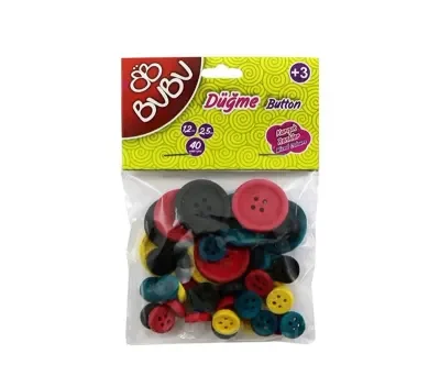 BU-BU HS0007 DÜĞME 1,2 CM-2,5 CM  60 LI