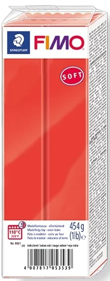 FIMO SOFT MODELLEME KİLİ 454 GR KIZIL 8021-24