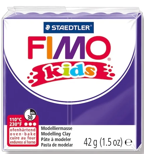FIMO KIDS MODELLEME KİLİ 42 GR MOR MENEKŞE 8030-6 02