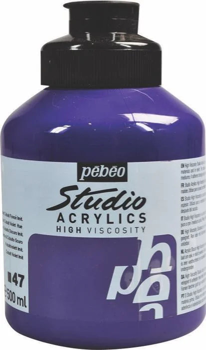 PEBEO AKRİLİK BOYA STUDIO 500 ML 171*47 DARK COBALT VIOLET