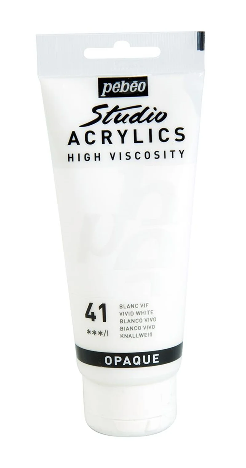 PEBEO AKRİLİK BOYA STUDIO 100 ML 831*41 VIVID WHITE