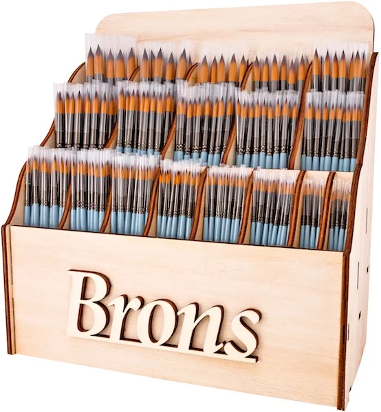 BRONS SULU BOYA FIRÇASI 123 SERİSİ KISA SAP STAND BR-861