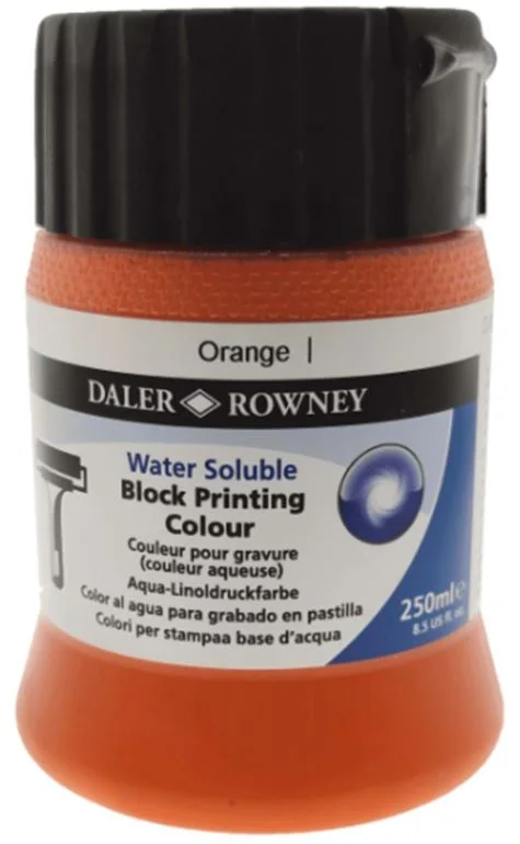 DALER ROWNEY BASKI BOYASI 250 ML ORANGE 116250660