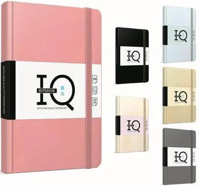 GIPTA DEFTER IQ 9x14 İPLİK DİKİŞLİ CİLT BEZİ 120 YP. ÇİZGİLİ 3944