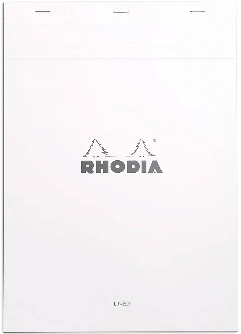 RHODIA BLOKNOT BASIC DİKİŞLİ A4 80 GR 80 YP ÇİZGİLİ BEYAZ RA18601