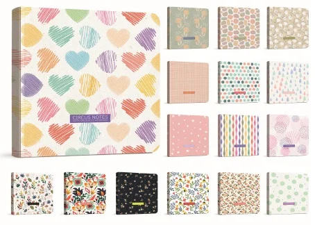 GIPTA DEFTER CIRCUS NOTES 8X12 İPLİK DİKİŞLİ SERT KAPAK 80 YP. ÇİZGİLİ 5404