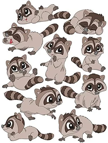 HERMA ETİKET MAGIC OSKAR THE RACOON PUFFY 15589