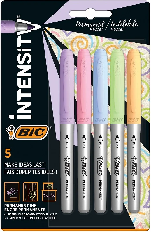BIC MARKING KALEM 5 Lİ BLS. PASTEL RENKLER 942865