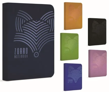 GIPTA DEFTER ZORRO A7 İPLİK DİKİŞLİ FLEXI SERT KAPAK 120 YP. ÇİZGİLİ 5639