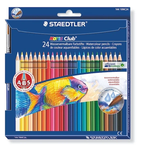 STAEDTLER KURU BOYA NORIS CLUP AQUARELL 24 LÜ 144 10NC24
