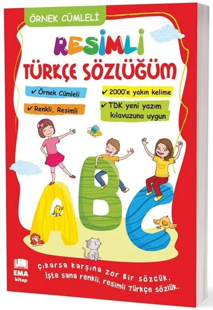 EMA KİTAP - TÜRKÇE SÖZLÜK RESİMLİ ÖRNEK CÜMLELİ (Best)