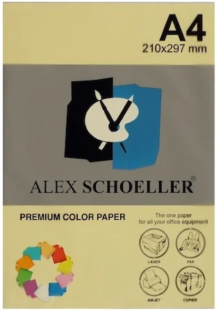 ALEX FOTOKOPİ KAĞIDI A4 AÇIK SARI 500 LÜ ALX-515