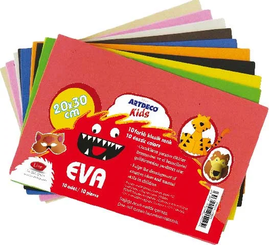 ARTDECO EVA KIDS 20x30 CM 10 LU KARIŞIK Y-545-S10