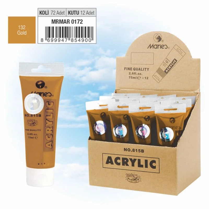 MARIES AKRİLİK BOYA 75 ML 815-132 GOLD