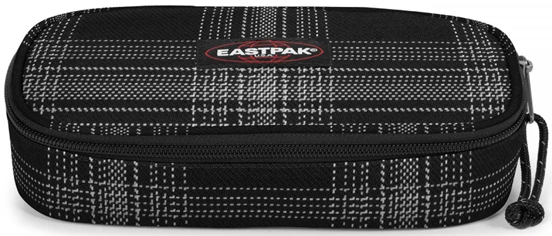 EASTPAK KALEM ÇANTASI OVAL SINGLE CHECKED DARK EK000717K381