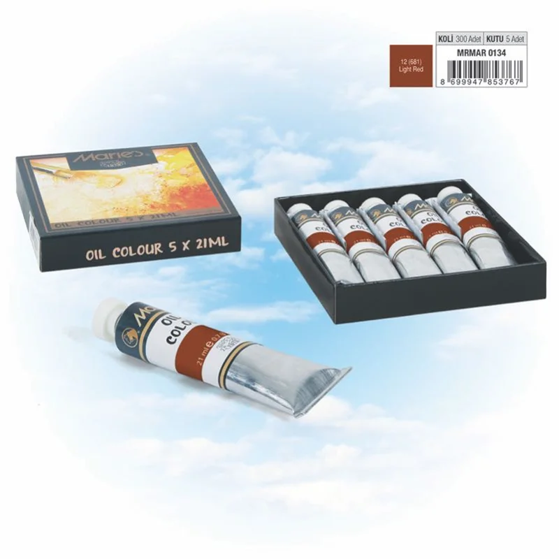 MARIES YAĞLI BOYA 21 ML E75-12*681 LIGHT RED