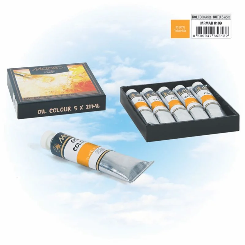 MARIES YAĞLI BOYA 21 ML E75-23*227 YELLOW MIND