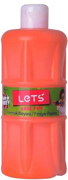 LETS PARMAK BOYASI 500 ML TURUNCU L5003