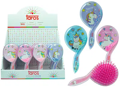 TAROS PULLU  HAPPY  ANİMALS AKRALİK YUVARLAK SAÇ FIRÇASI 20 Lİ 7813