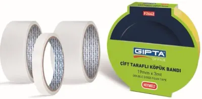GIPTA ÇİFT TARAFLI KÖPÜK MONTAJ BANDI 38x3 F2644