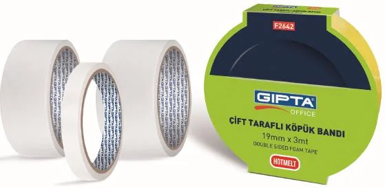GIPTA ÇİFT TARAFLI KÖPÜK MONTAJ BANDI 38x3 F2644