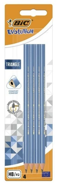 BIC KURŞUN KALEM EVOLUTION ÜÇGEN 4 LÜ BLS. 964912
