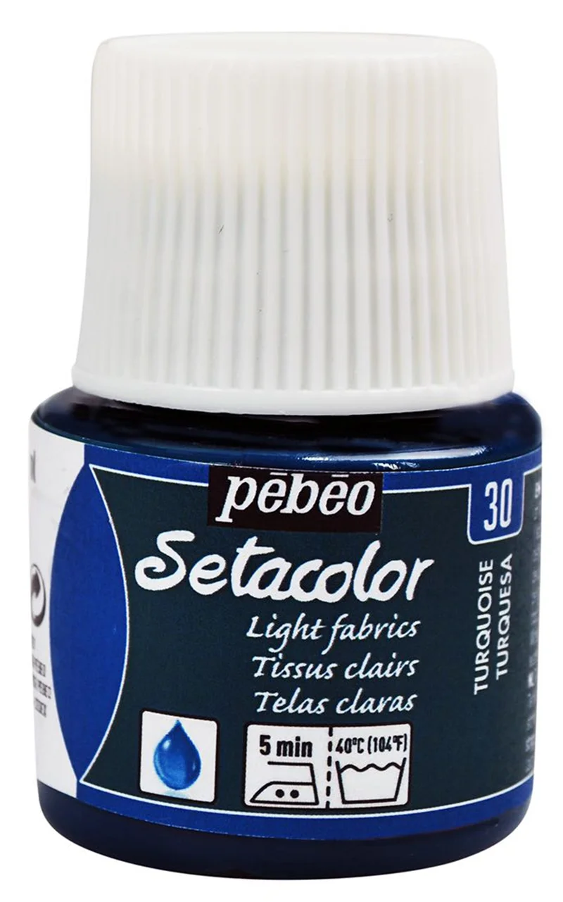PEBEO KUMAŞ BOYASI SETACOLOR TRANSPARENT 45 ML 329*30 TURQUOISE