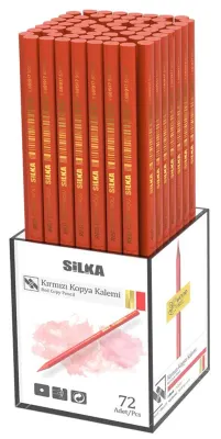 SİLKA KOPYA KALEMİ KIRMIZI 72 Lİ ART.88